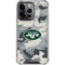 NFL New York Jets Camo iPhone 15 Pro Clear Case